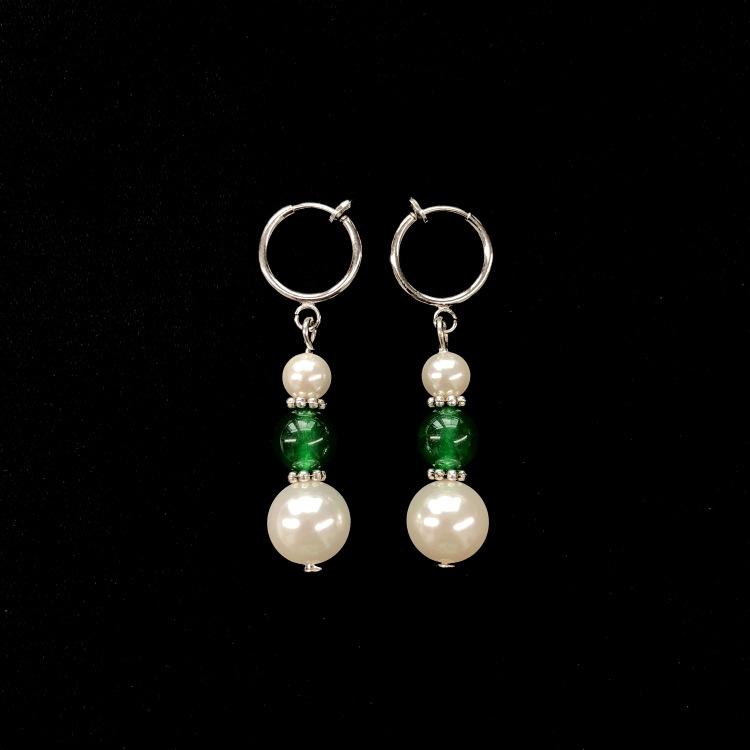 

Story of Yanxi Palace Earrings Queen of Fucha Qin Lan Wei Yingluo Ruyi Chuan Earrings Qing Palace Retro Earclip Earrings