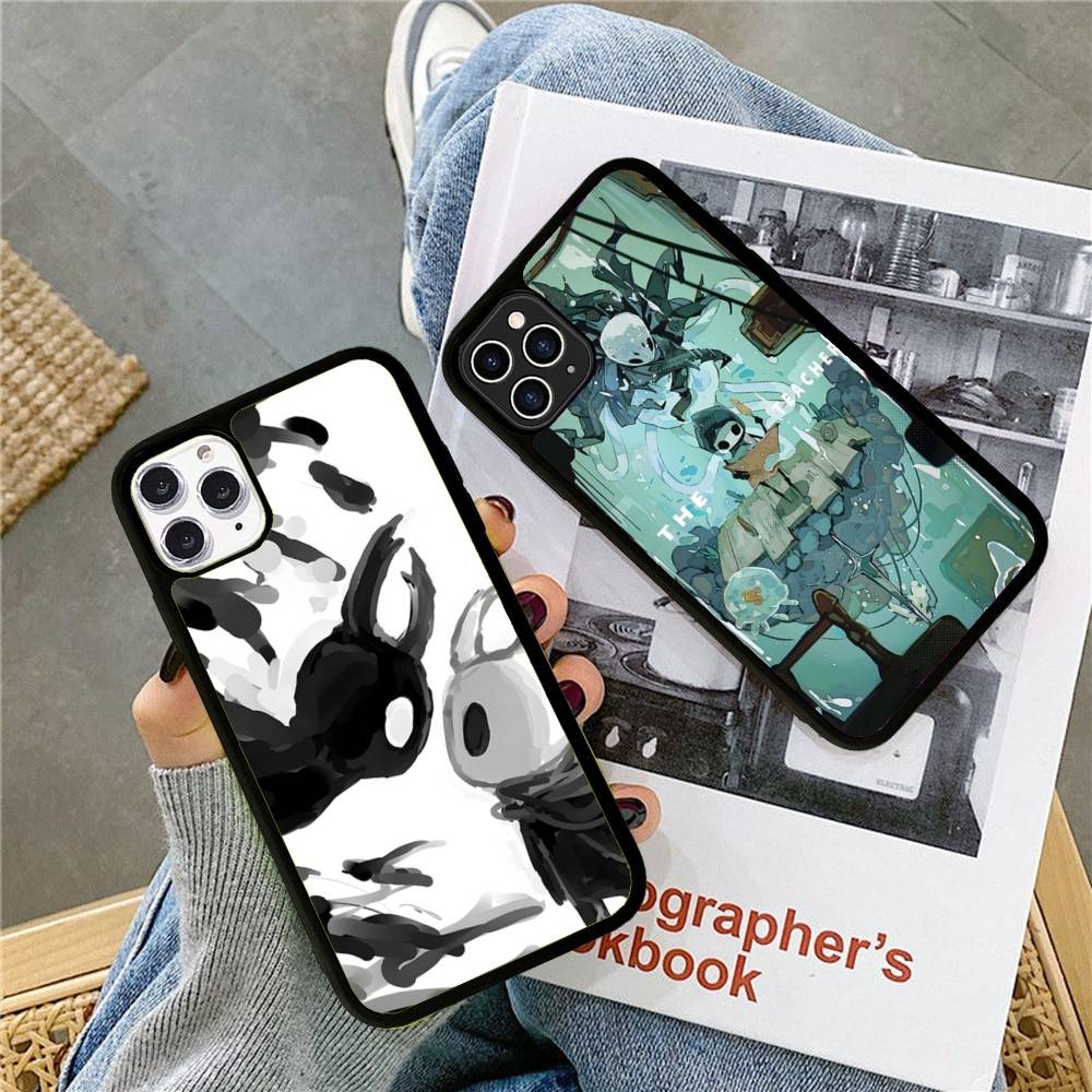 Popular Game H-Hollow K-Knight S-Silksong Phone Case For iPhone 17 16 Pro Max Air 13 12 Mini 14 15 Plus 11 PC+TPU Back Cover