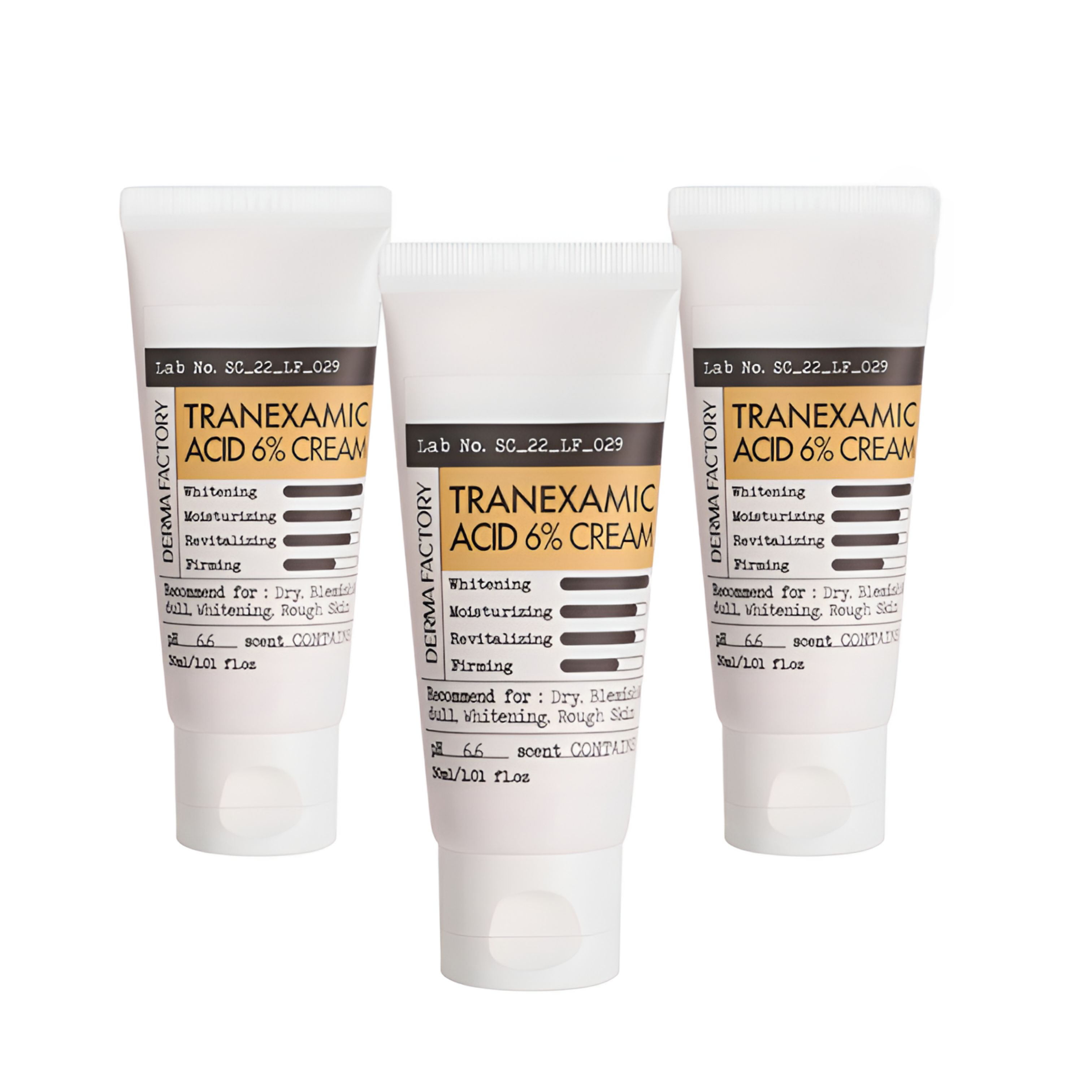 Derma Factory Tranexamic Acid 6% Cream Set (30ml × 3)