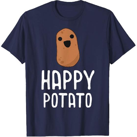 Happy Potato - Kawaii Potato Shirt, Funny Gift Vegetable T-Shirt
