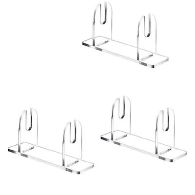 Folding Fan Holders Clear Acrylic Fan Display Stand Folding Hand Fan Display Holders Fan Stand Base Fan Holders for Desktop