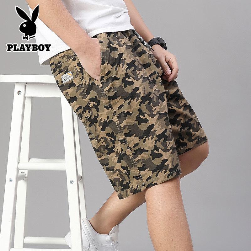 PLAYBOY Men s Summer Cotton Casual Shorts XL