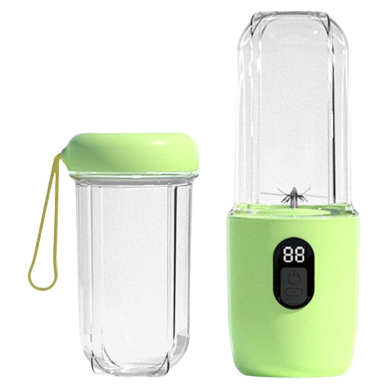 500ml Smoothie Blenders Portable USB Rechargeable Juicer with High Speed Motor Mixing Cup for Protein Shakes and Juices