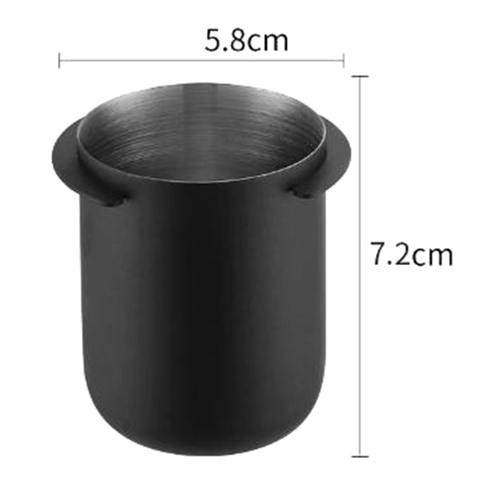 Espressozubereitung Espresso-Messbecher Kaffee-Dosierbecher Integrierter Mahlwerk-kompatibler Becher Haushaltsware 5,8*5,8*7,2cm