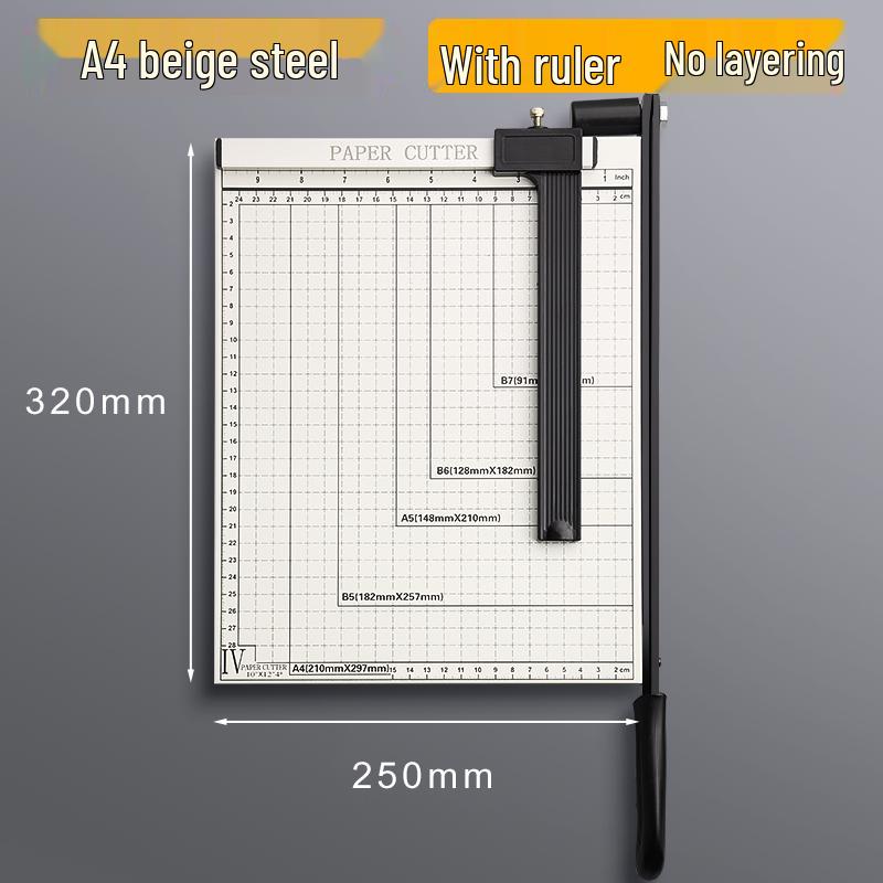 A3 A4 A5 Paper Cutter Guillotine - Manual Mini Trimmer for Photos & Business Cards