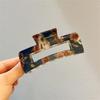 New Korean fashion Retro Hair Claws Clamp Hollow Geometric Square flower Pattern Ponytail Hair Grabbing Clips for Women