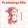 RxaGtn Personalized Teddy Bear with Zipper, Custom Name Plush Toy, Pink Clothes Bear, Travel Companion, Girlfriend Gift