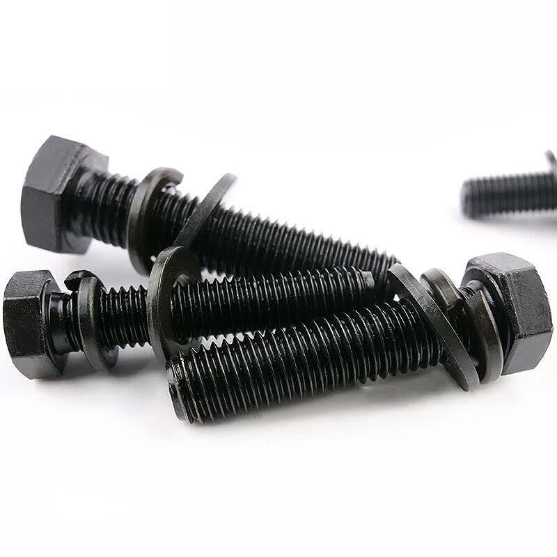 Hesdige 8.8 Grade Blackened Hex Bolt & Washer Set