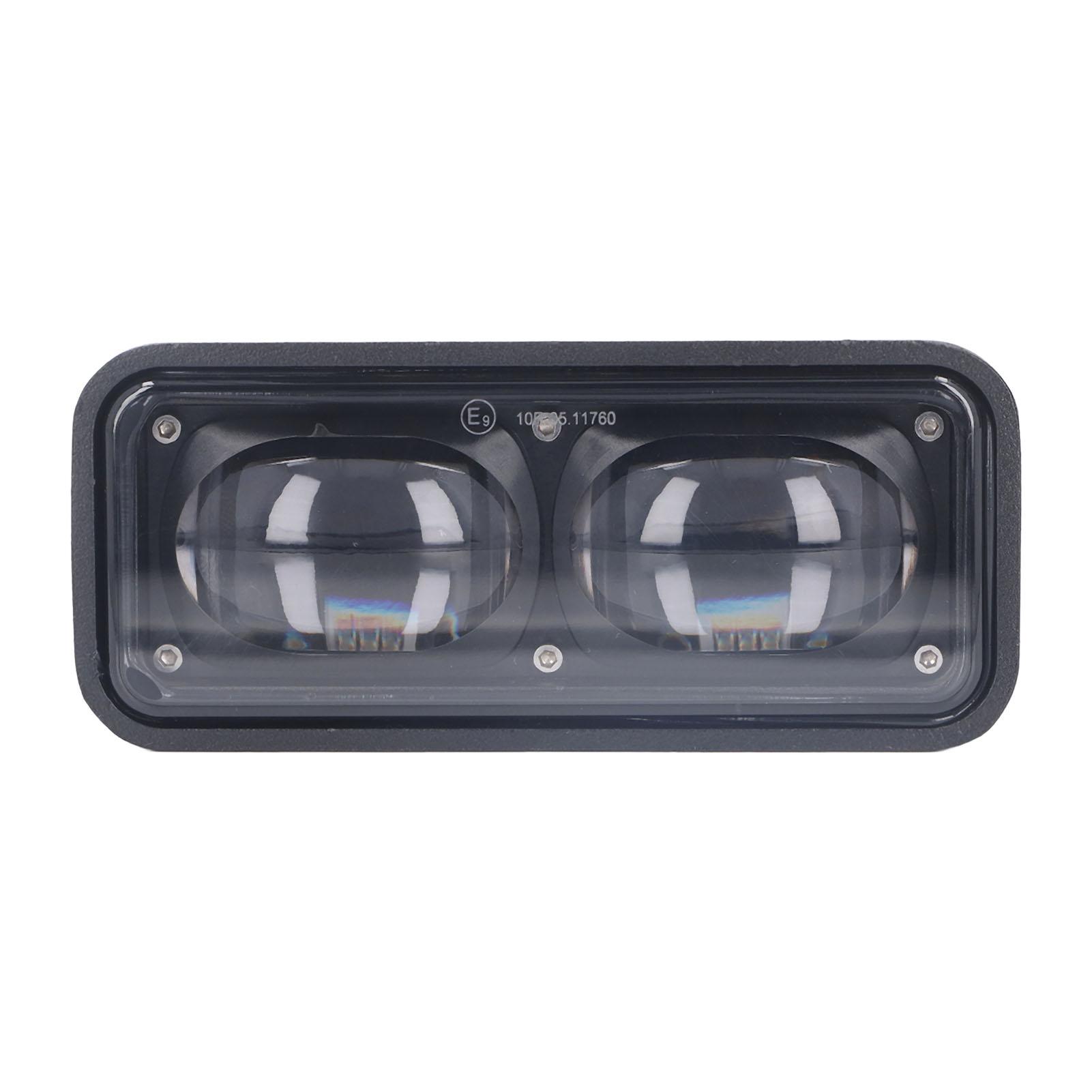 

Двухлинзовый светодиодный фонарь безопасности для вилочного погрузчика, прочный, высокой яркости, прямой, предупреждающий, безопасный, DC12V, синий синий