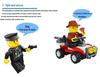Wange City Police Airplane Building Blocks - Parent-Child Interactive Toy