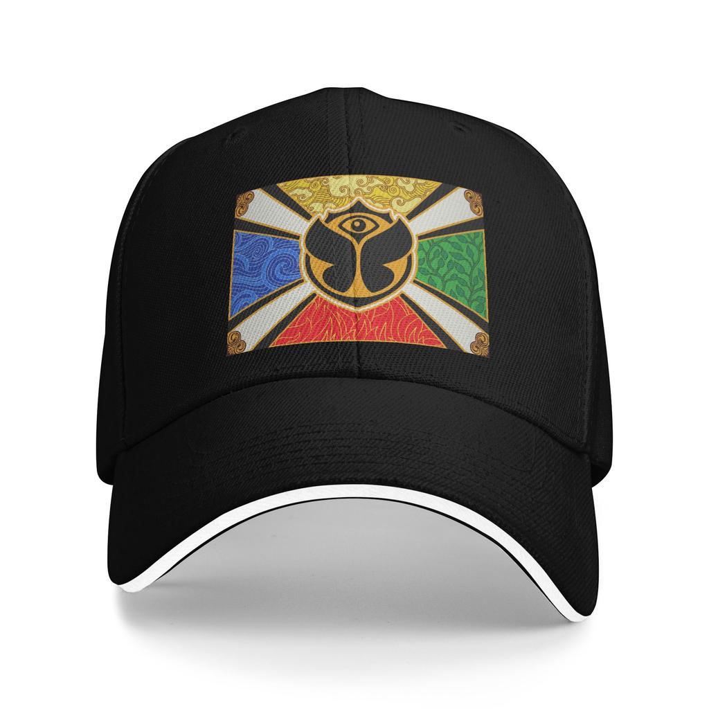 Personalized Tomorrowland Flag Baseball Cap Hip Hop Unisex WoUnisexs Adjustable Dad Hat Summer Snapback Hats