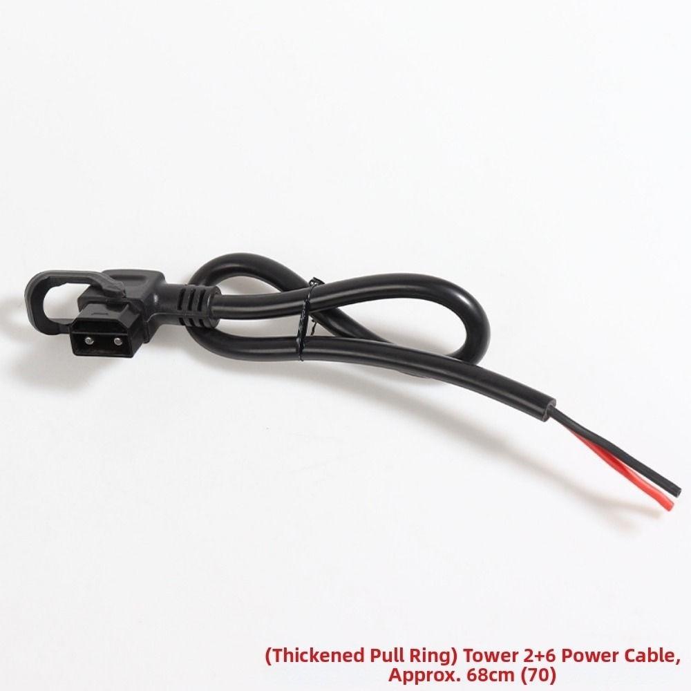 Black 2+6 Lithium Battery Charing Wire Electric Vehicle Connector Cable  for Tower Battery Cabinet