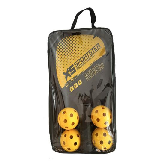 Pickleball Paddle Set 1 Pair Pickleball Racket with 4 Balls And Storage Bag Pickle Ball Racquet for Men Women Indoor Outdoor Sports