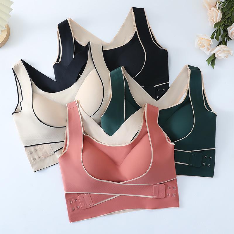 Gilet Sportivo con Fibbia Laterale Regolabile - Reggiseno da Donna Senza Ferretto, Ammortizzante & Traspirante Anti-Cedimento