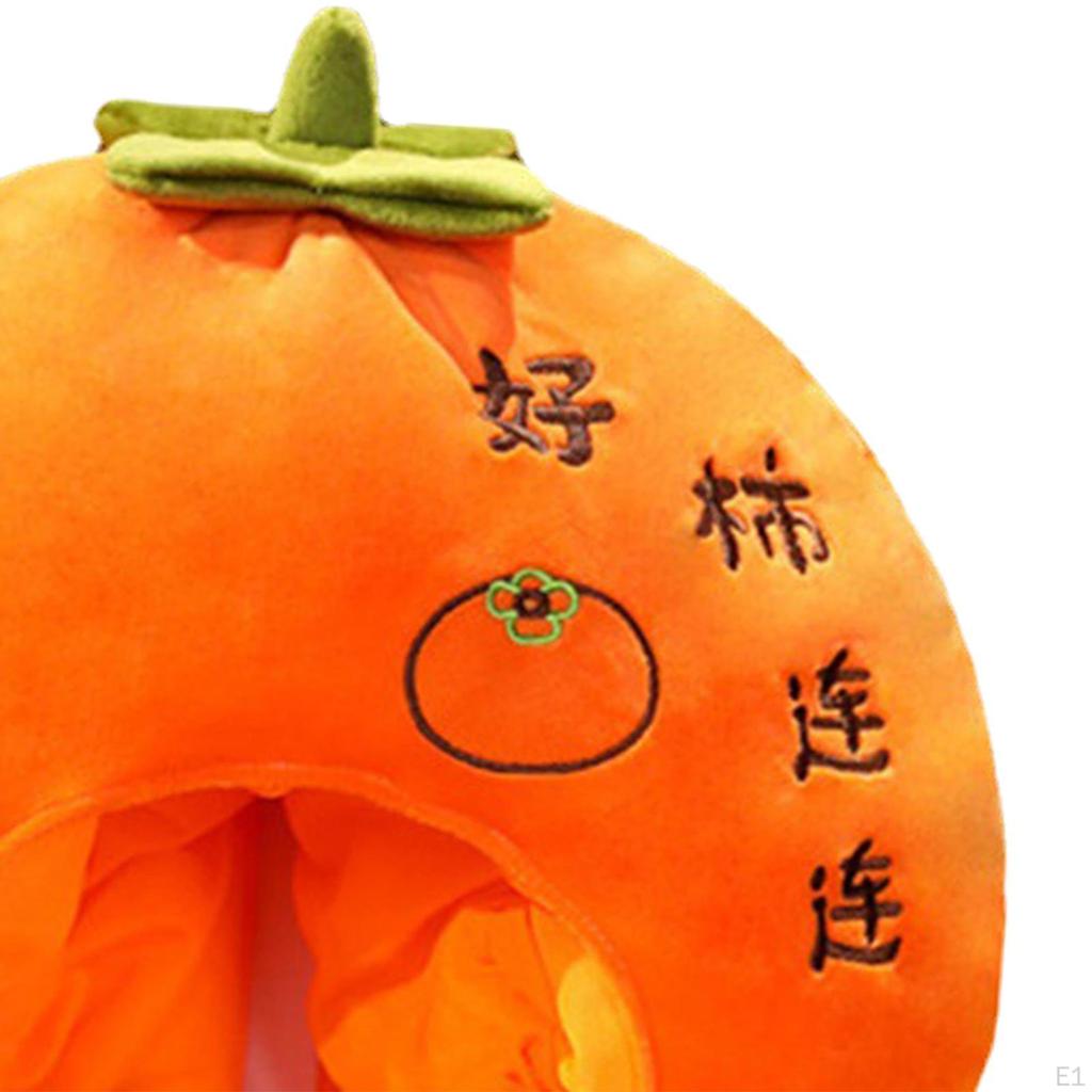 Orange Plush Hat Photo Props Dress up for Party Holiday Cosplay Winter Girls