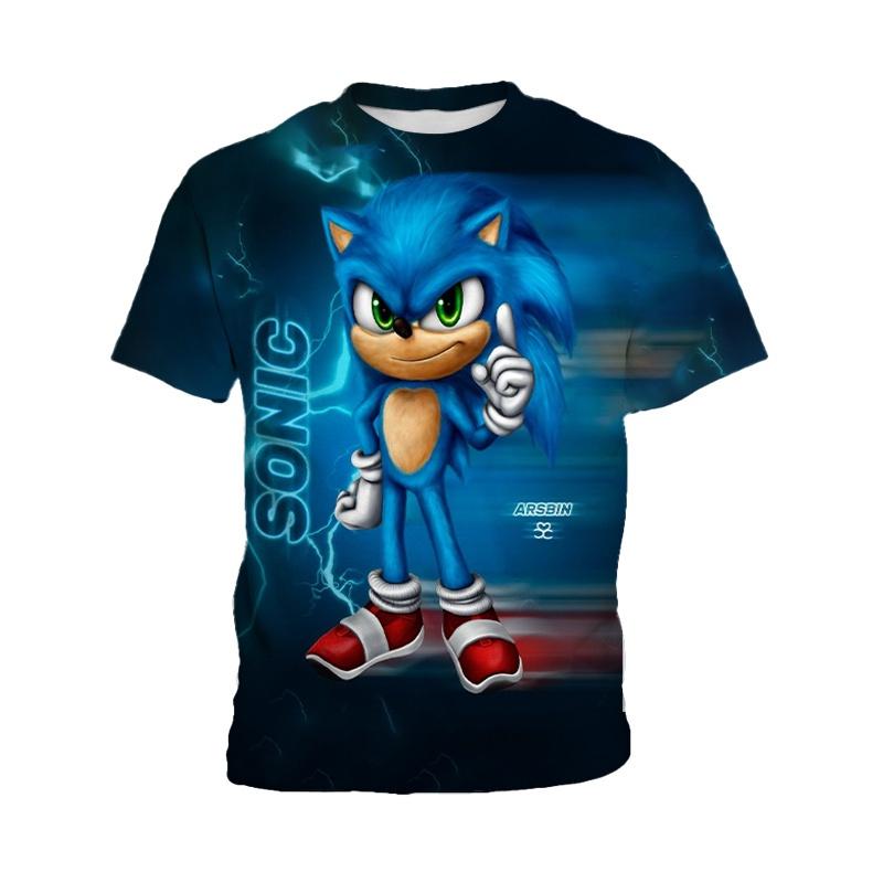 Children's T-shirt cartoon short sleeved T-shirt casual round neck children's T-shirt