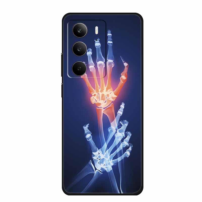 For Realme C75 Phone Case 6.72" Fashion Black Silicone Soft Coque For Realme C75 C75x V70s 14x Back Cover Case C 75 Protective