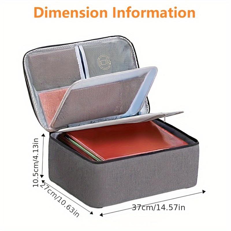 

Document Storage Bag Passport Files Lockable Folder Ticket Credit Card Certificates Bags Office Organizer Accessories Supplies