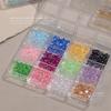 12 Grids 3D Nails Charms Mixed Special-Shaped Diamonds Flat Bottom Diamonds Pearl Sequins Butterfly Diy Manicure Parts