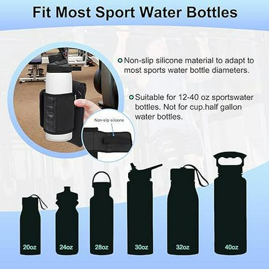 Magnetische Neopren-Fitness-Becherhülle für 40oz Sportwasserflasche