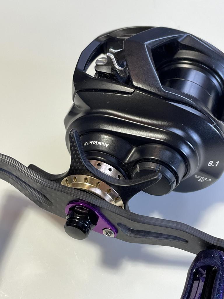 Carbon Star Drag for Daiwa Aluminum Compatible with Daiwa Reels, Construction, Ultra-lightweight 6.7g, Ambidextrous, Steez, Zillion, Alphas, Tatula,