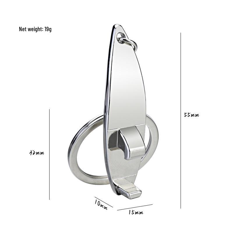 Seaside Surfboard Multi-Tool Bottle Opener Keychain - Surf Club Gift