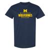 Michigan Mascot Wordmark Soccer T-Shirt - Navy