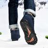 TUINANLE Men Winter Shoes Barefoot Ankle Boots Couple Ankle Snow Shoes Outdoor Hiking Sneakers Fur Warm Plush Boots