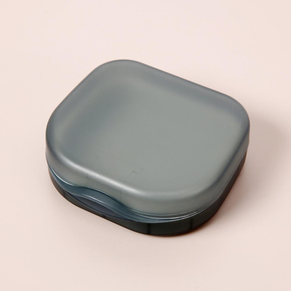 Portable Denture Storage Box With Mirror Mouthguard Case New Braces Box