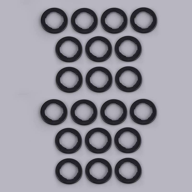2Pcs Universal Motorcycle Round Rubber Fuel Gas Oil Tank Cover Seal O Ring Gasket Balck fit for CG125 JH70