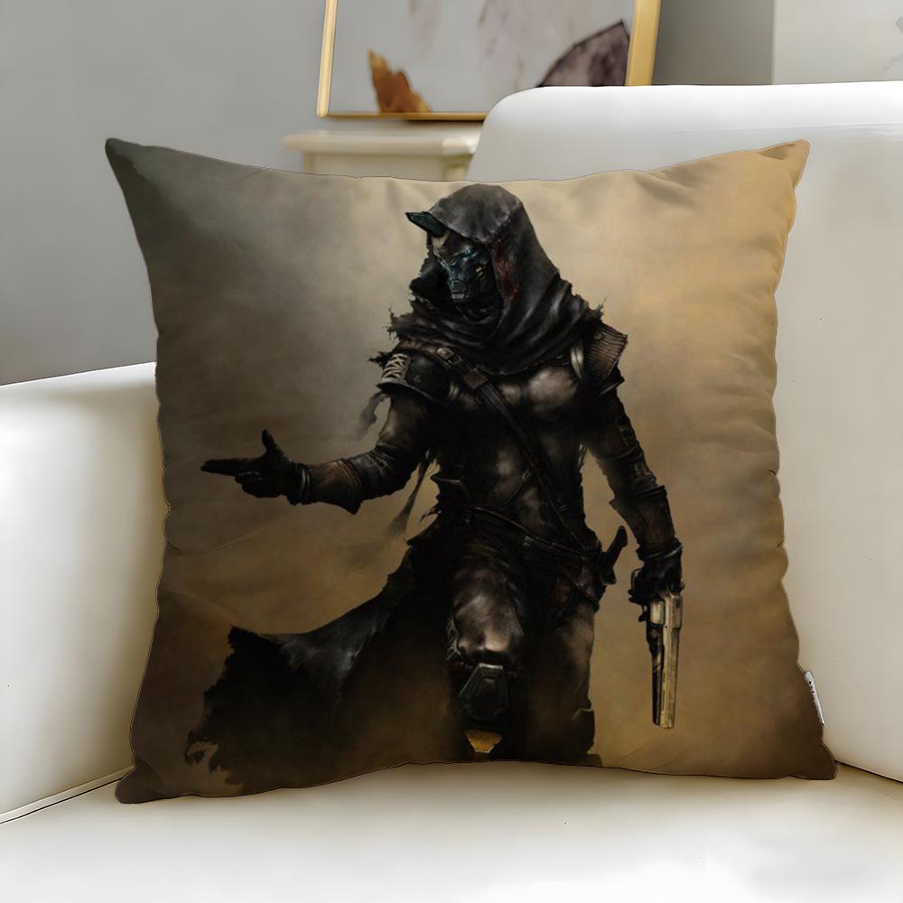 classic game Destiny Cushion Cover Soft  EasyWash Pillow Case  Versatile for Couch Bed Travel and Office
