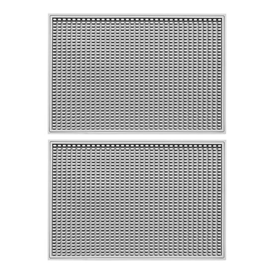 2ks silikonové protiskluzové odtokové barové podložky Moderní minimalistický design izolovaná podložka pro sklenice na víno šetrná k životnímu prostředí