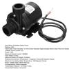 Direct Current 12V Water Pump Brushless Magnetic Drive Submersible Water Pump 800L/H 5M Ultra Quiet Water Pump for Fish Tank Aquarium Fountain Pool