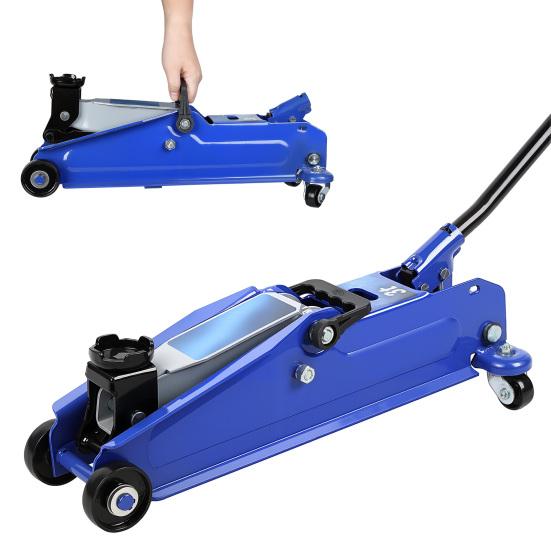3 Ton Floor Jack (6600 Lbs), Steel Heavy Duty Hydraulic Car Jack, Fast Lift Floor Jack with Wheels, Lifting Range