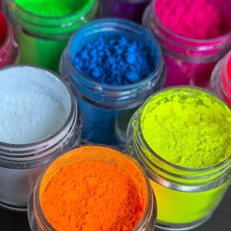 12-teiliges UV-Glitzerpulver-Set Lebendige Kunstpigmente für Basteln &