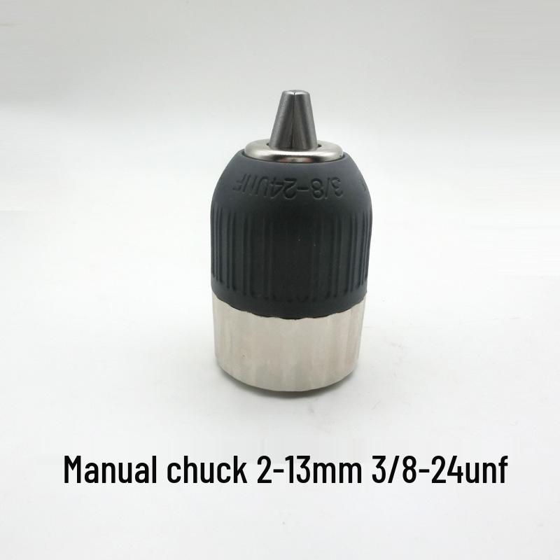 13mm Semi-Metallic Hand-Tightened Drill Chuck, 3/8-24 UNF Model
