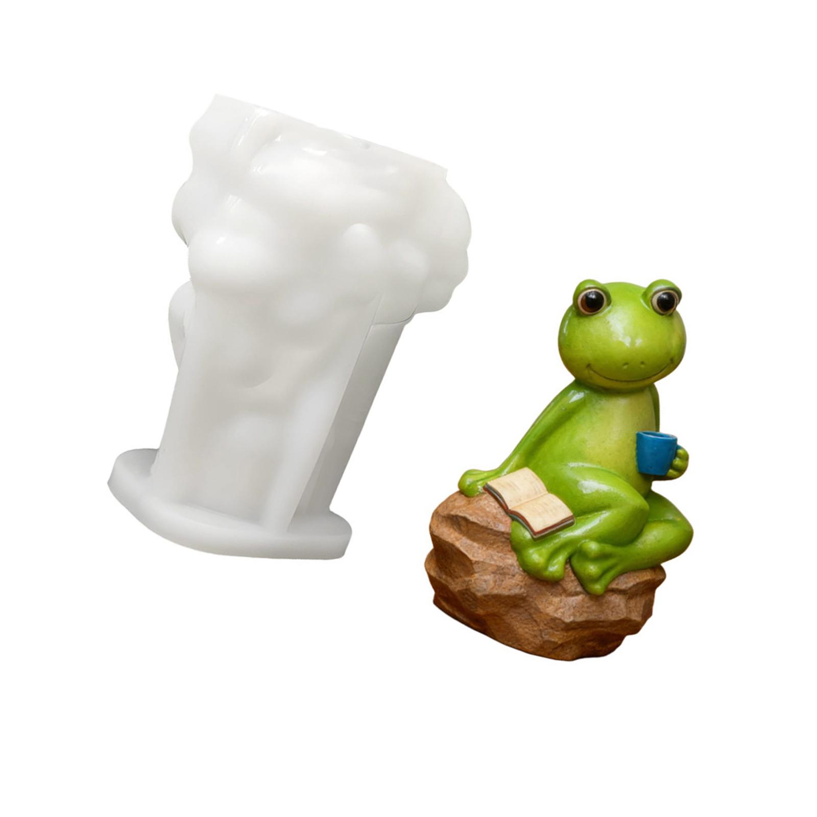 Frogs Baking Mould Reusable Silicone Crafting Tool Detailed Features Suitable For Plasters Dessert Decoration