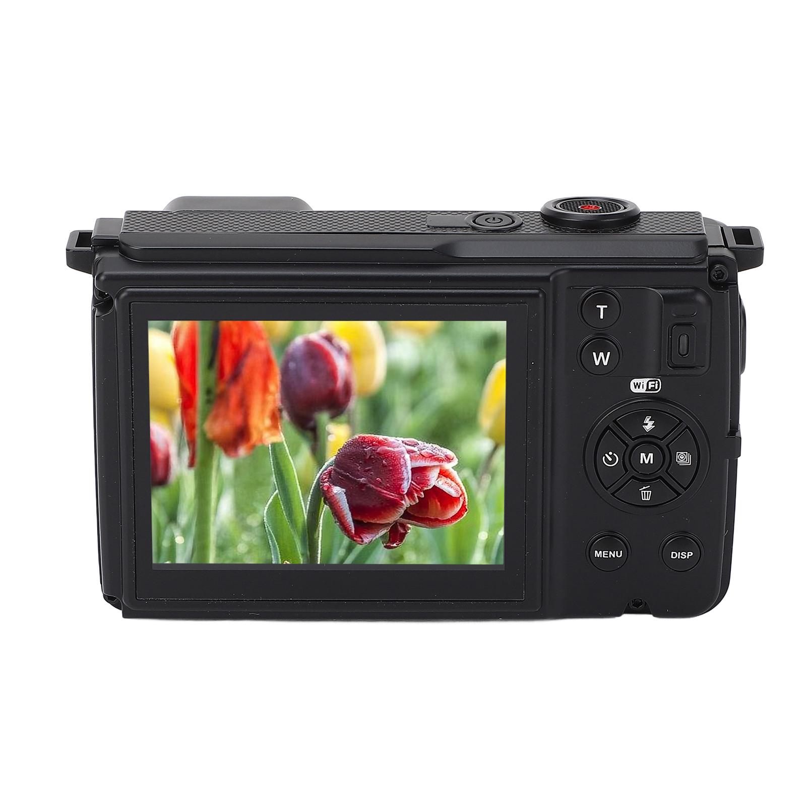 

FS01 4K 64MP Цифрова камера 4K Цифрова камера з подвійним об єктивом 16-кратний зум Vlogging-камера для YouTube з