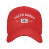 Unisex Baseball Cap South Korea EST Independence Day Wild Sun Shade Peaked Adjustable Outdoor Caps for Unisex Women