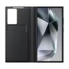 Hülle und Etui - Samsung - Galaxy S24 Ultra - Smart View Etui - Schwarz - Silikon