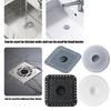 Not Clog Drain Guards Flexible Silicone Hair Catcher Reusable Strainer Odor Prevention Simple For Sink Shower Bathtubs
