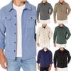 Cozy Up Men's Long-Sleeve Polar Fleece Shirt Jacket