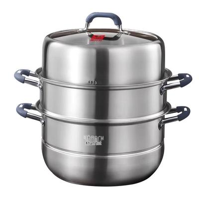 Kangbahu 304 Stainless Steel 3-Layer Multi-functional Steamer Pot