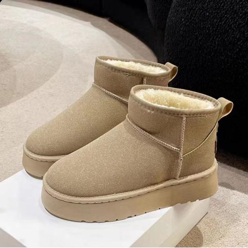 New Thick-soled Snow Boots, Women's Shoes, Thickened Warm Bread Shoes, Cotton Shoes and Women's Shoes