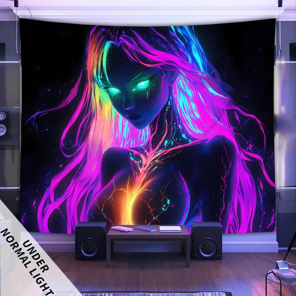 VIKAMA Anime Graffiti Art Tapestry Wall Decoration Bedroom Party Soft Texture Easy To Hang Dormitory Tapestry Home Decoration