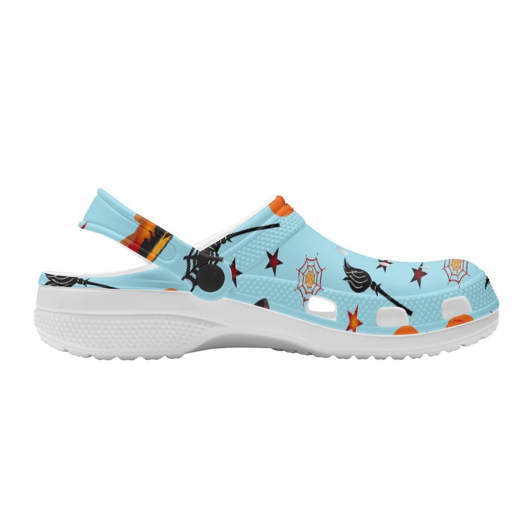 Color Print EVA Outdoor Clogs Unisex Lightweight Ventilated Slip On Summer Use Outdoor Garden Home Beach Daily Shoes Home Use