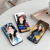Actor Bai Mengyan Phone Case Black Silicone Soft For Samsung S25,S24,S21,S22,S23,S30,Ultra,S20,Plus,Fe,Lite
