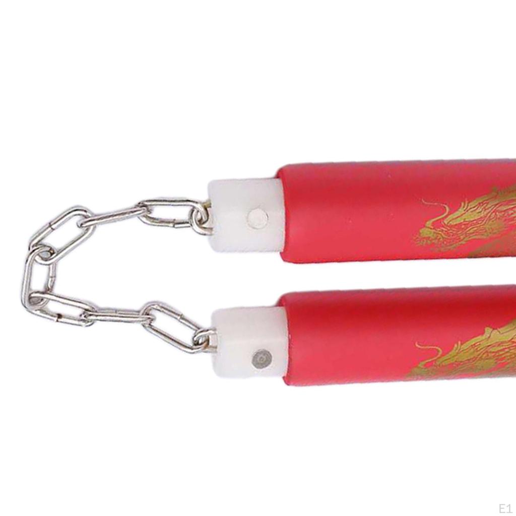Foam Training Nunchucks Toys Chinese for Sports Karate Working Out Red