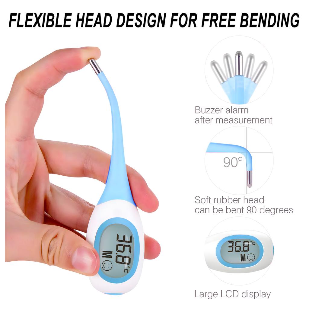 Professional LED Pet Dog Cat Electronic Thermometer Safe Wet Dry Thermometer Veterinary Thermometer Pet Medical Equipment Tools