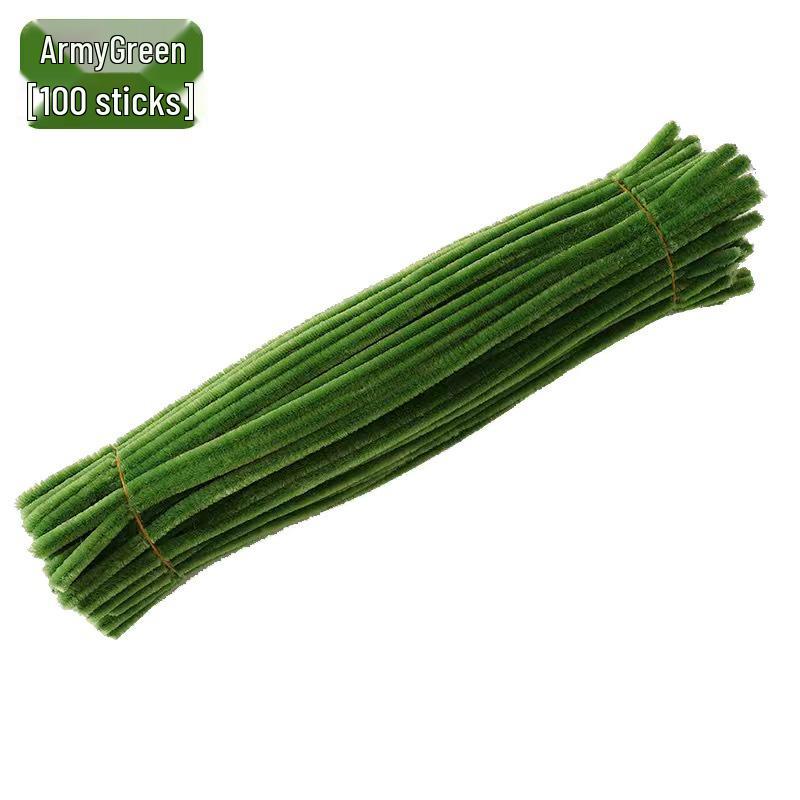 DIY Bouquet Plush Twist Stick for Children's Handmade Toy Creations - Hair-Safe Material, Ideal for Crafting